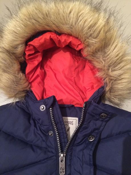 Krasna zimna bunda top stav, palomino,98