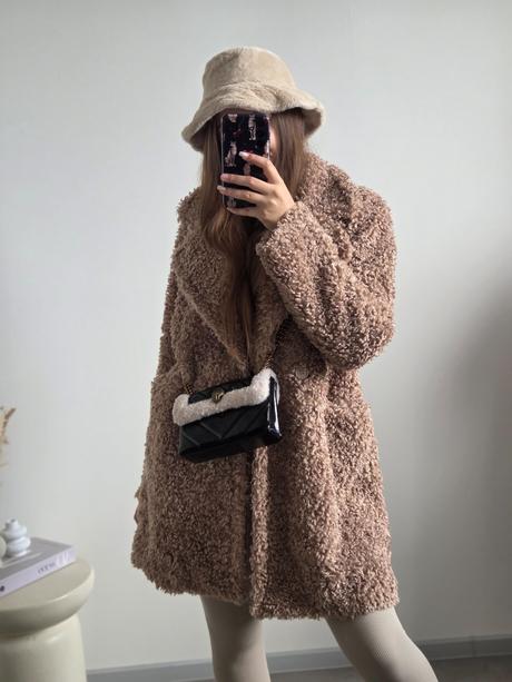Teddy kabátik 38, mohito,38
