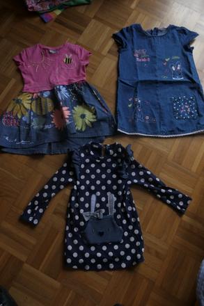 3 ks nadhernych kvalitnych letnych siat 104/110, next,110