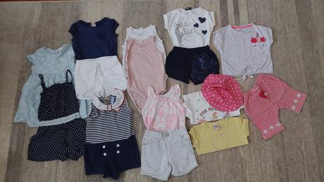 Balíček letného oblečenia, veľkosť 80, 68–80