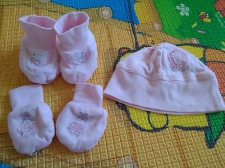 Set čiapočka papučky rukavicky, 50–62