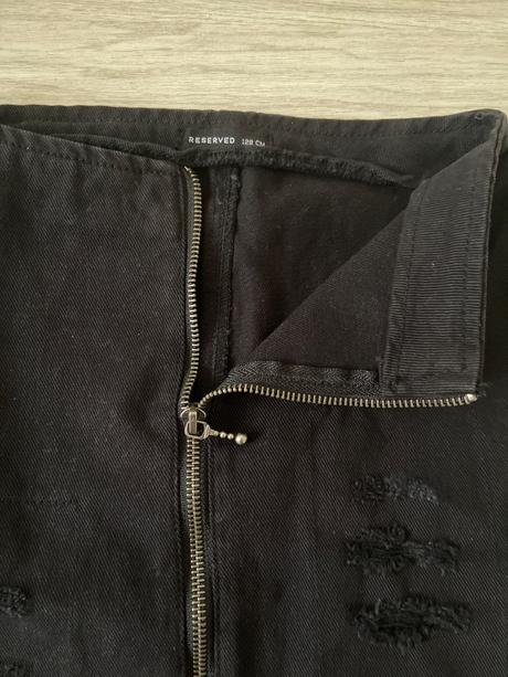 Riflová sukňa zn.reserved, reserved,128