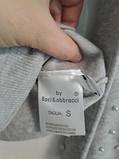 Pulóvrik a perličkami s/m/l, s