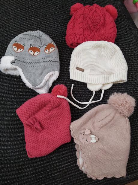 Zimné čiapky, h&m,80