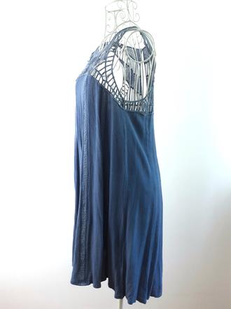 Bellfield modré šaty xs/s, xs