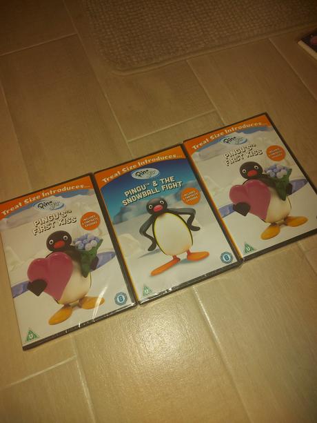 3x dvd pingu za 3 eur, 
