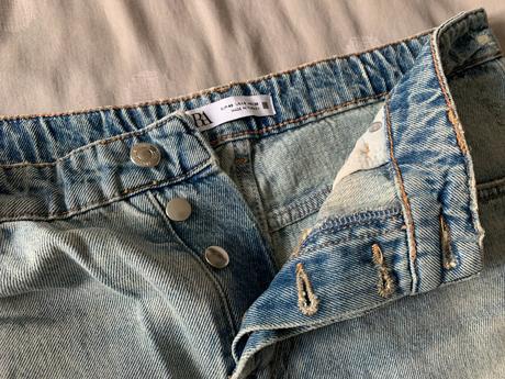Riflové šortky, zara,40