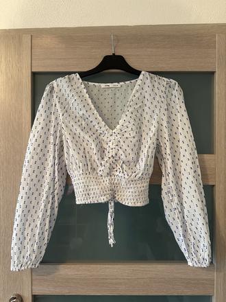 Bielomodra bluzka, sinsay,m