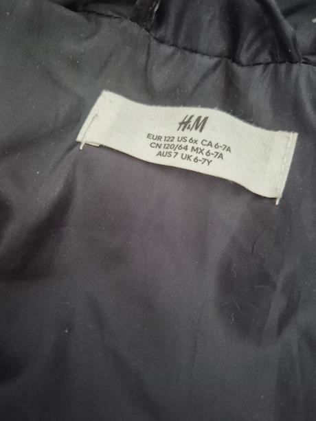 Zimna bunda hm, h&m,122