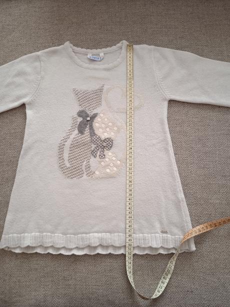 Pletený pulóver, mayoral,128