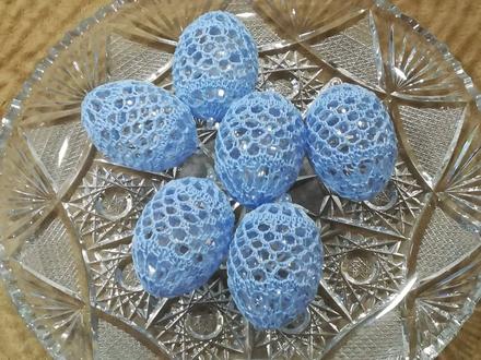 Háčkované vajíčka - a5,