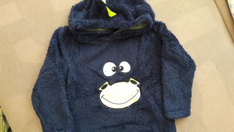 Mikina flisova uzasna, obleceba raz, kiki&koko,104