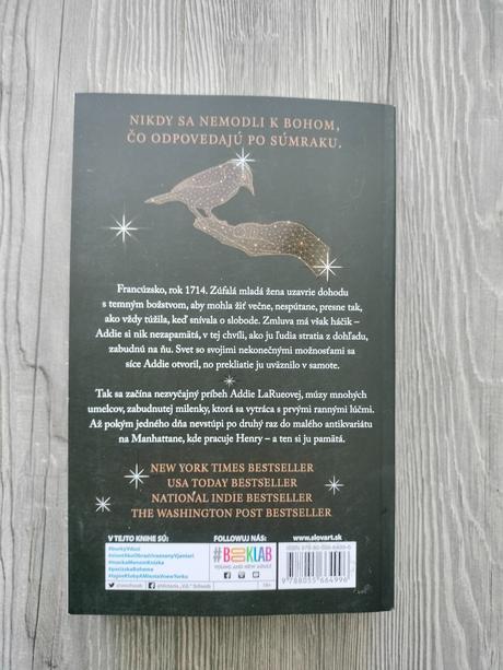 Kniha neviditeľný život addie, 