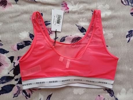 2ks nádherné guess športové podprsenky, guess,l / m