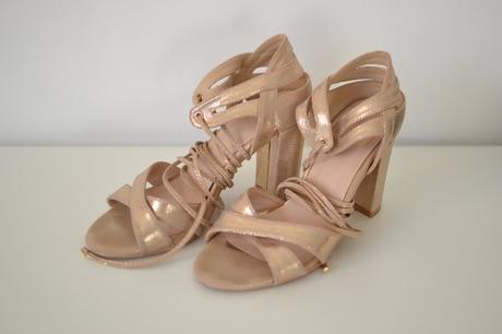 Béžové sandále 37, 37