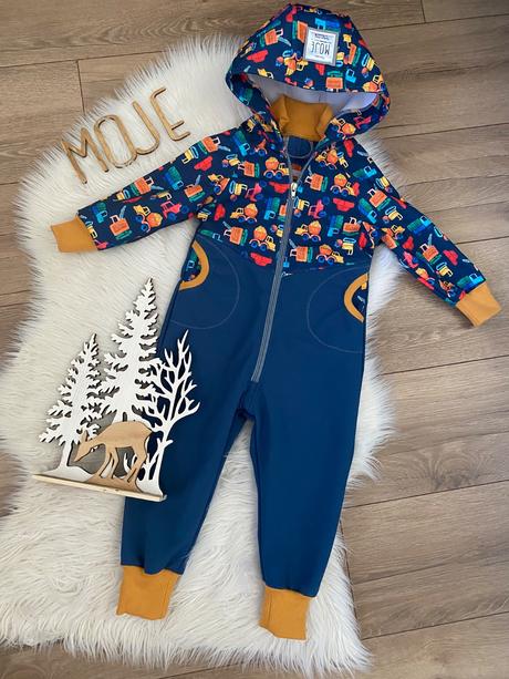 Softshellovy overal 80/86, 80 / 86