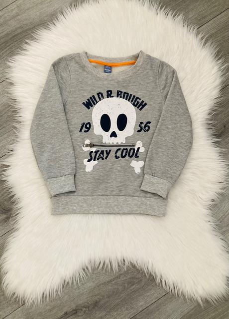 Mikina lebka so zipsom veľ. 110/116, takko,116