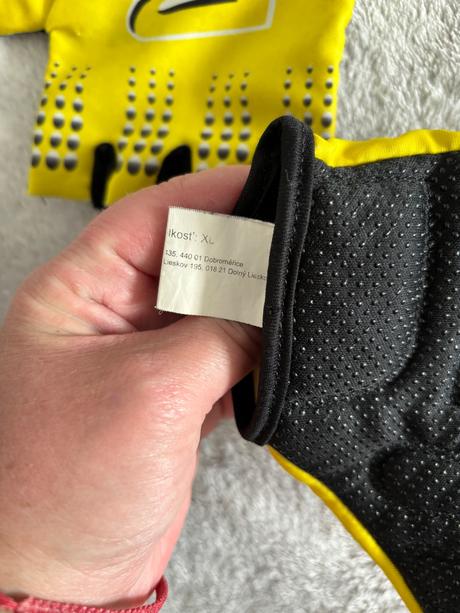 Rukavice na bicykel, xl