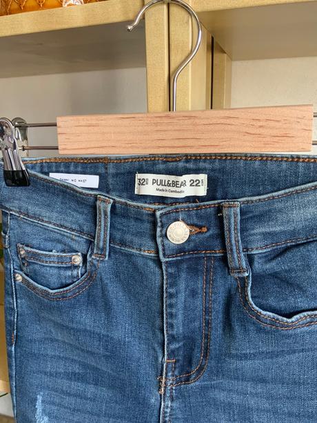 Pull bear rifle s vysokým pasom xxs xs, pull&bear,xs