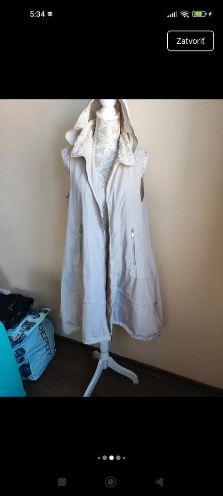 Dámska prechodná vesta, m