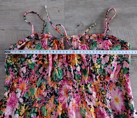 Kvetinové dlhé šaty h&m, h&m,38