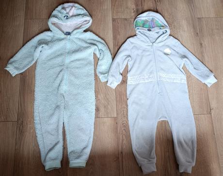 2x teply overal na spanie 98/104, 98