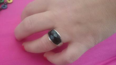 Prsten z chirurgickej ocele čierny, 