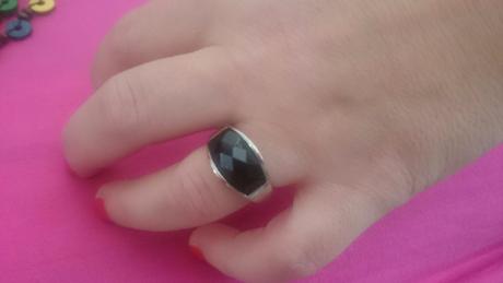 Prsten z chirurgickej ocele čierny, 