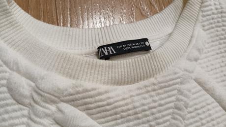 Pekný biely sveter zara m, zara,m