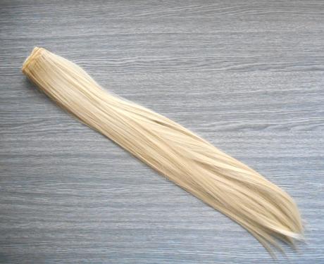 Rovný clip-in pás vlasov, 