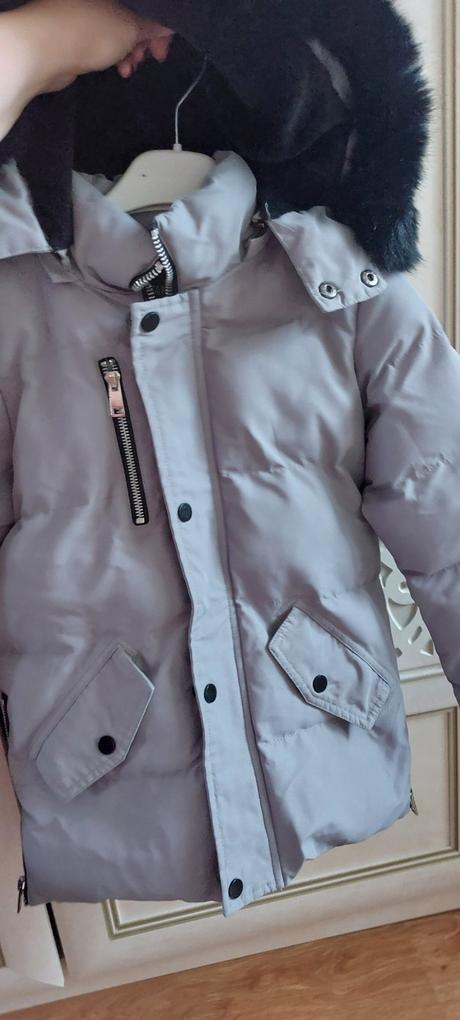 Hrubá luxusná bundička na zimu, 110