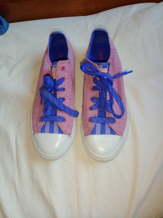 Plátenky, converse,38