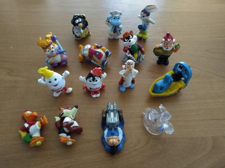 Retro kinder figúrky,