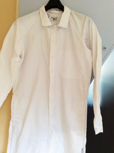 Lekárska biela kombinéza č. l/xl, xl