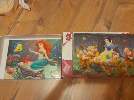 Puzzle ariela a snehulienka. 2v1, 