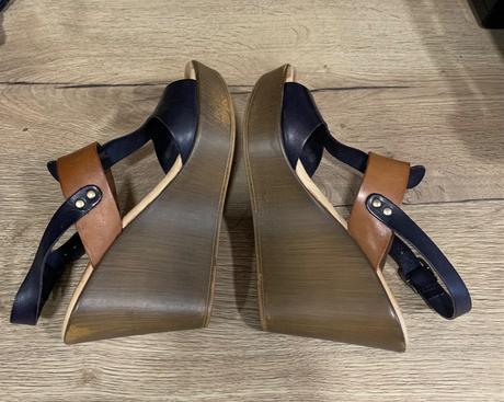 Sandále platforma / koža, 39