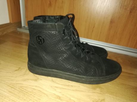 Armani unisex kožené tenisky, armani,40