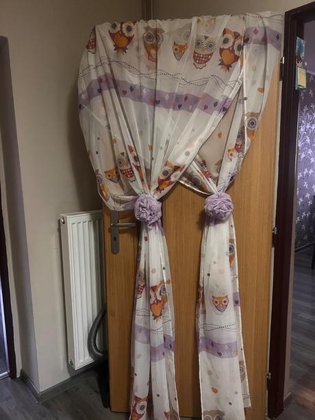 Záclona so sovickami 105x210 cm, 