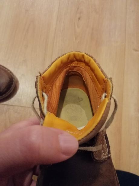 Kožené prechodné topánky, clarks,27