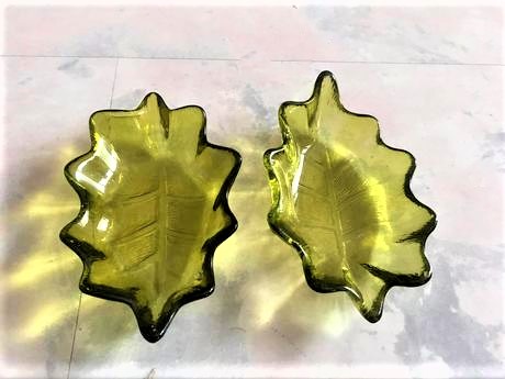 Sklenené mištičky 2 ks, 