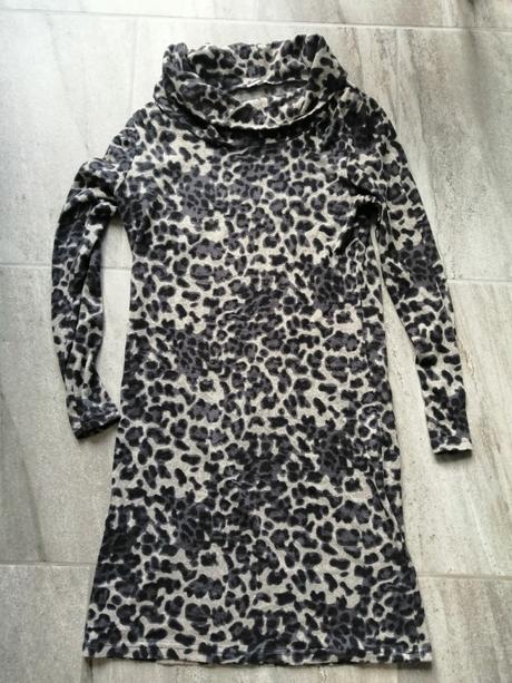 Pohodlné šik leopard šaty fisherfield,vm-l, l