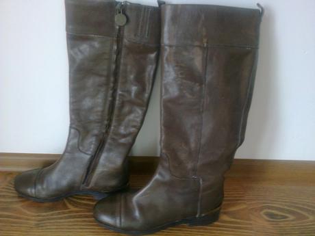 Hnedé čižmy geox, geox,37