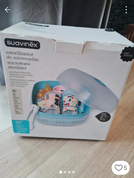 Parný sterilizátor, suavinex