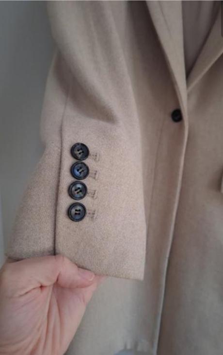 Vlneny luxusny kabat club monaco v.m, m