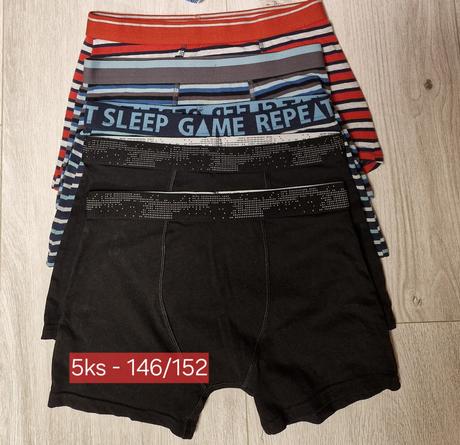 Darujem k nákupu chlapčenské trenírky 146/152, pepco,146