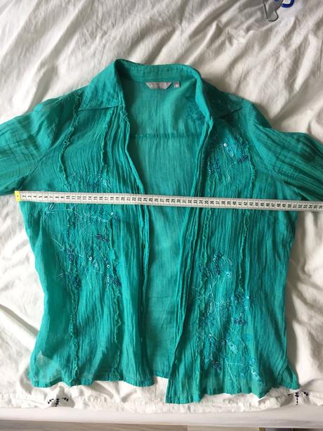 Tyrkysová blúzka, marks & spencer,s