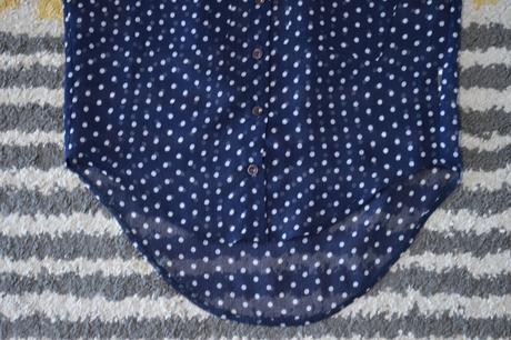 Bodkovaná blúzka asos, 36