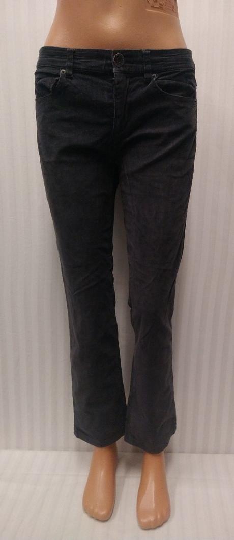 Dámske sivé elastické nohavice, benetton, l, benetton,l