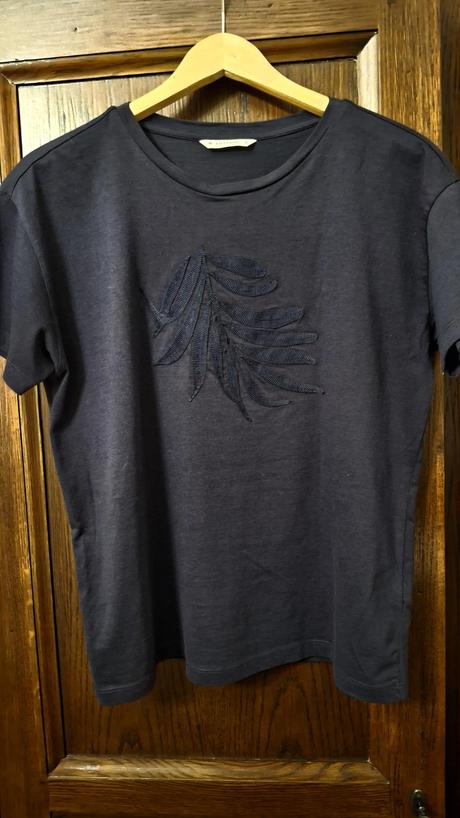 Modré bavlnené tričko s - tatuum, s