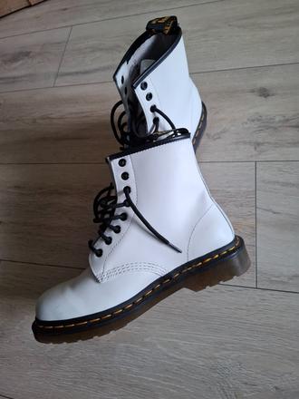 Topánky dr.martens,biele, 40, 40